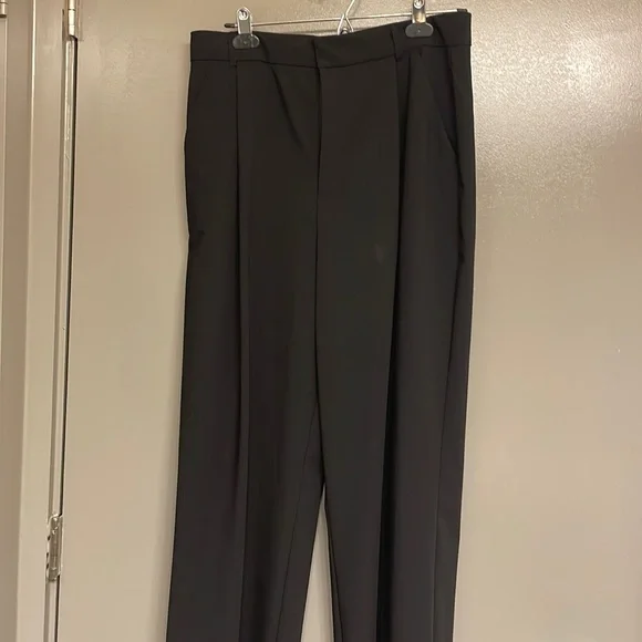 Zara, Pants & Jumpsuits, Nwot Zara Black High Waisted Wide Leg Trousers  Size Large